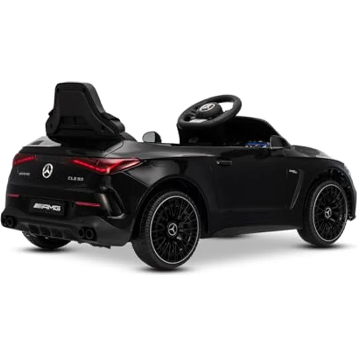 Beneo Mercedes CLE 12V, Elektrisches Kinderfahrzeug mit Hinterradantrieb, schwarz, Lithium-Akku, LED-Beleuchtung, Einsitzer, 2,4-GHz-Fernbedienung, MP3-Player mit USB/AUX/Bluetooth, ORIGINAL-Lizenz – Bild 4