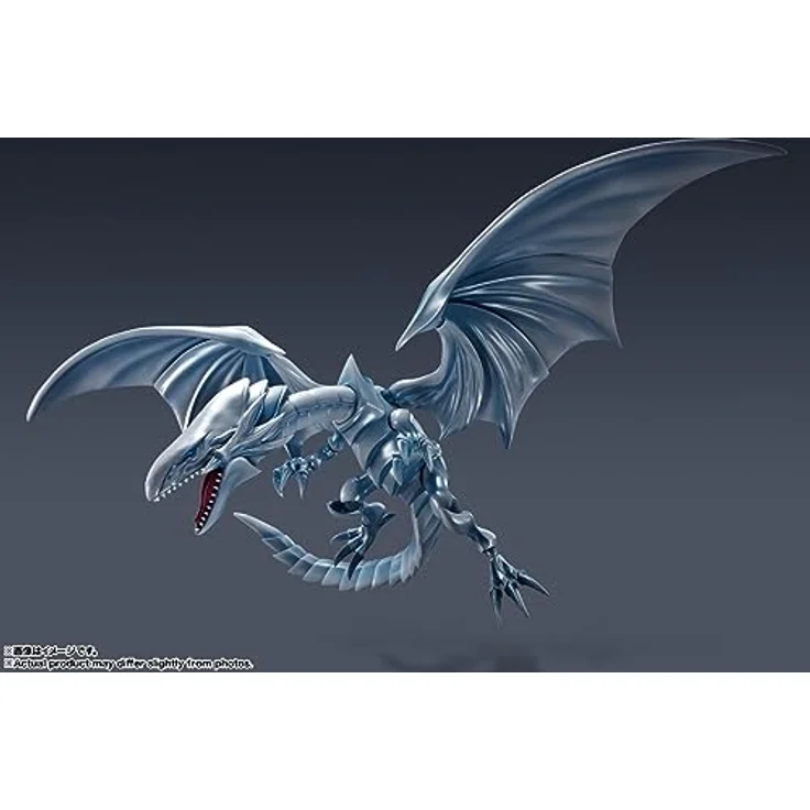 TAMASHII NATIONS Bandai S.h. Monsterarts Yu-Gi-Oh! Blue-Eyes White Dragon, Sammelfigur mit originalgetreuer Farbgebung und hoher Beweglichkeit – Bild 5