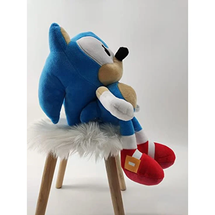 Soma Sonic The Hedgehog Plüschtier 30 cm, blau, hochwertig verarbeitet, 100% recyceltes Material, für Kinder ab 1 Jahren – Bild 2