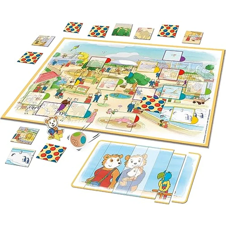 Schmidt Spiele 40648 Bobo Siebenschläfer, Im Zoo, Kinderspiel – Bild 3