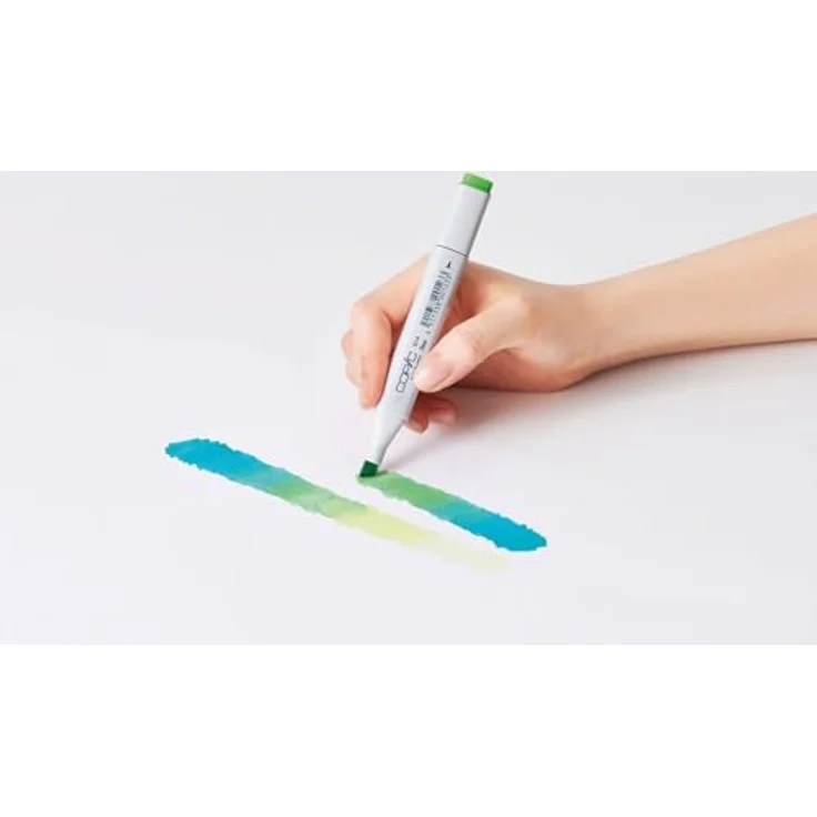Copic Classic Marker Typ W - 1, warm gray No. 1, professioneller Layoutmarker mit breiter und feiner Spitze, schnelltrocknend und wischfest – Bild 4
