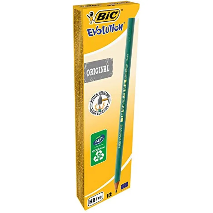 BIC OĹĂlwek Evolution Eco bez gumki (12 szt) Graphitstifte