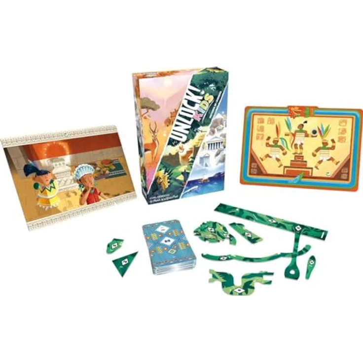 Space Cowboys Unlock! Kids : Histoires de Légendes - Kooperatives Brettspiel für Kinder ab 6 Jahren, 6 Abenteuer in mythologischen Welten, Spieldauer 20 Minuten – Bild 4