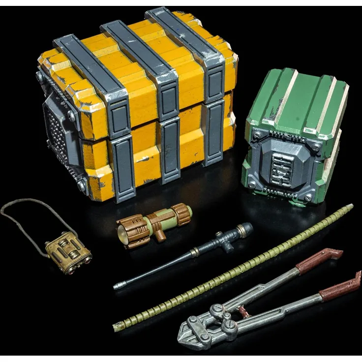 Four Horsemen Toy Design Cosmic Legions Wasteland Survival Set, Sammelfigur mit umfangreichem Zubehör für Actionfiguren
