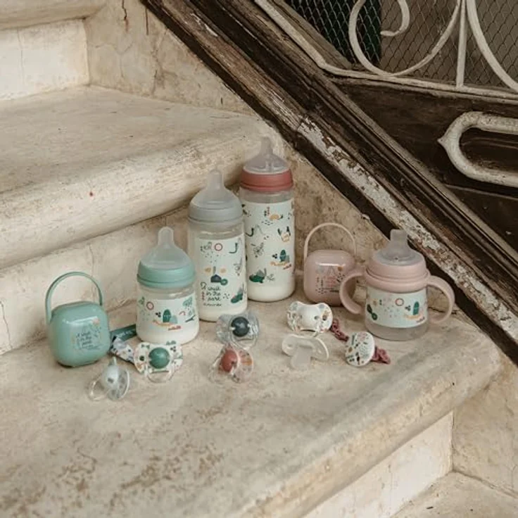 Suavinex Walk 6-18 m Schnuller Green 2 St. - fördert gesunde Zahn- und Gaumenentwicklung, symmetrische Form für freies Atmen – Bild 6