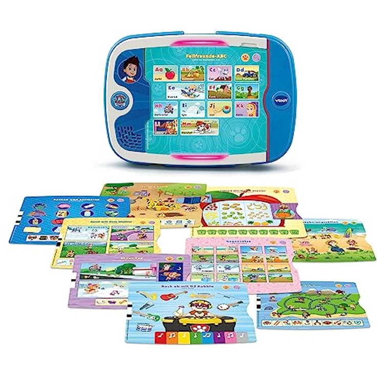VTech PAW Patrol Ryders Lern-Pup-Pad – Lernpad mit den Original Stimmen aus der Serie und Lerninhalten mit den Themen Alphabet und Buchstaben, Farben, Zahlen u. v. m. – Für Kinder von 3-7 Jahren – Bild 2