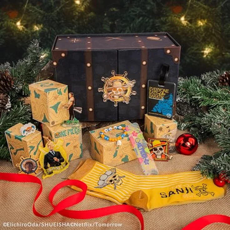 Cinereplicas Deluxe One Piece Adventskalender 2025, offiziell lizenziert mit 24 einzigartigen Geschenken, inspiriert von Charakteren und Orten der Serie – Bild 5