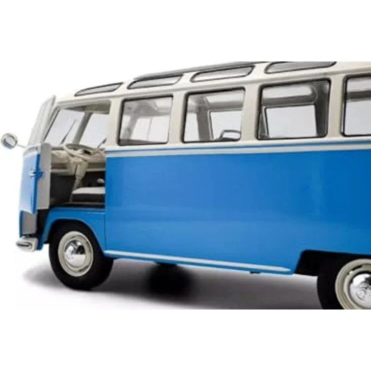 Solido 1:18 VW T1 21 Windows, Die-Cast Modellfahrzeug in blau/weiß, ideal als Geschenk – Bild 5