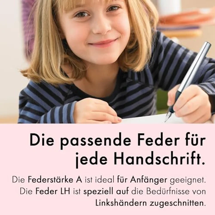 LAMY Füller nexx 037 SCHWARZ Stärke A, Linkshänder geeignet – Bild 6