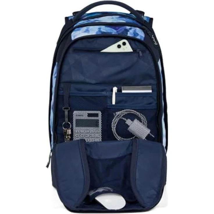 Satch Pack Schulrucksack Set 3tlg. inkl. Schlamperbox und Sportbeutel, 30 Liter Volumen, 3D Soft-Mesh Rückensystem, Lilac Blossom – Bild 5