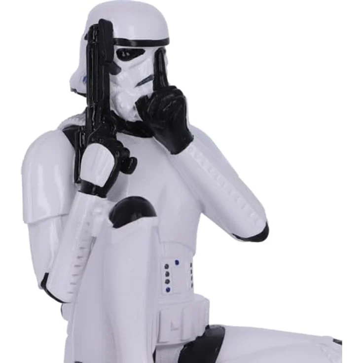 Nemesis Now Original Stormtrooper Figur Speak No Evil, 10 cm, handgemalt aus Polyresin – Bild 5