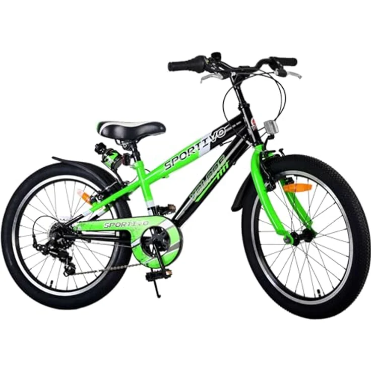 Volare Sportivo Kinderfahrrad, Jungen, 20 Zoll, 7 Gänge, bis 115 kg, höhenverstellbarer Sattel und Lenker, 85% zusammengebaut, Luftbereifung, für 6-8 Jahre – Bild 2