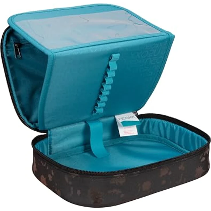 neoxx Schreibgeräteetui Schlamperbox Dunk Splash Black, mit recyceltem Innenfutter aus PET-Flaschen, ideal für Schule und Kreative – Bild 3