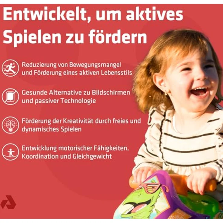 Injusa Elektrisches Dreirad Mickey Mouse, ergonomisches Kinderdreirad aus langlebigem Kunststoff mit breiten Rädern für Sicherheit und Stabilität – Bild 3