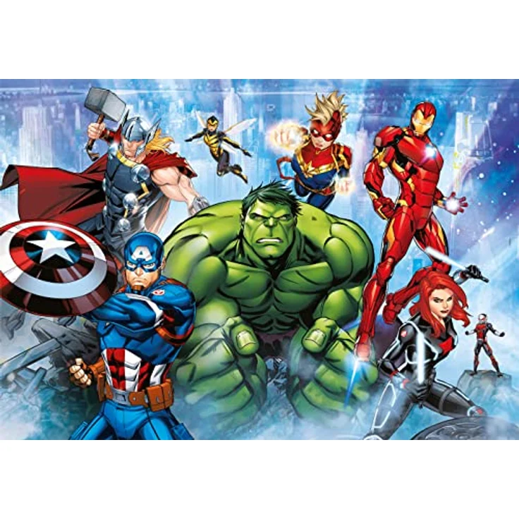 Clementoni 29778 The Avengers Supercolor Puzzle, 180 Teile für Kinder ab 7 Jahren, Mehrfarbig, Made in Italy, 48,5 x 33,5 cm – Bild 2