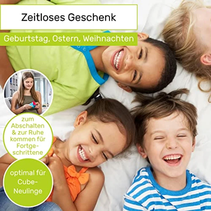 CUBIDI® - Zauberwürfel Pyramide - Spannender Pyraminx Brainteaser für Kinder und Erwachsene (ohne Sticker) – Bild 7