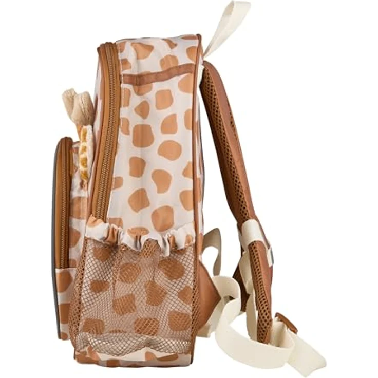 Sterntaler Mini-Rucksack Giraffe Kaya, Kindergartentasche mit Kühlfunktion, gelb, wasserabweisend, reflektierenden Elementen und Namensschild – Bild 6