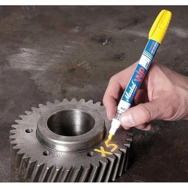 MARKAL Lackmarker 96931, Pro-Line® WP für nasse Oberflächen, schnelltrocknend, xylolfrei, Metallgehäuse – Bild 2