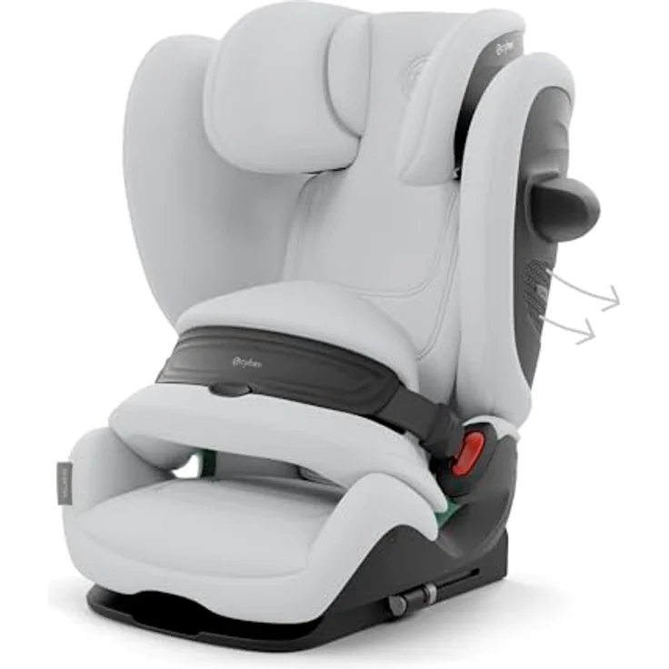Cybex Pallas G3, 2-in-1 Kindersitz für 15 Monate bis 12 Jahre, Fog Grey, 25% weniger Nackenverletzungen, einfache Handhabung, Komfort & Sicherheit – Bild 8