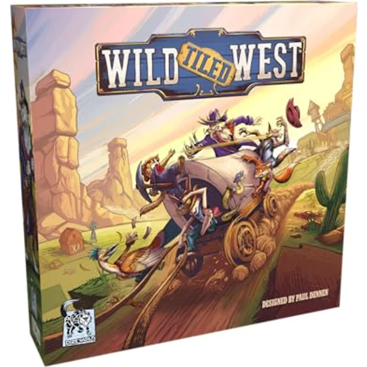 Dire Wolf Wilder gekachelter Westen, Brettspiel für 1–5 Spieler, 45–90 Minuten Spielzeit, Familienspiel ab 14 Jahren – Bild 4