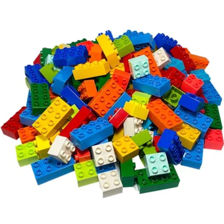 Stein-Experte Lego® DUPLO® 60 Steine Bunt Gemischt - 20 2x4 Steine und 40 2x2 Steine, Kreatives Spielvergnügen für Kleinkinder ab 1,5 Jahren – Bild 1
