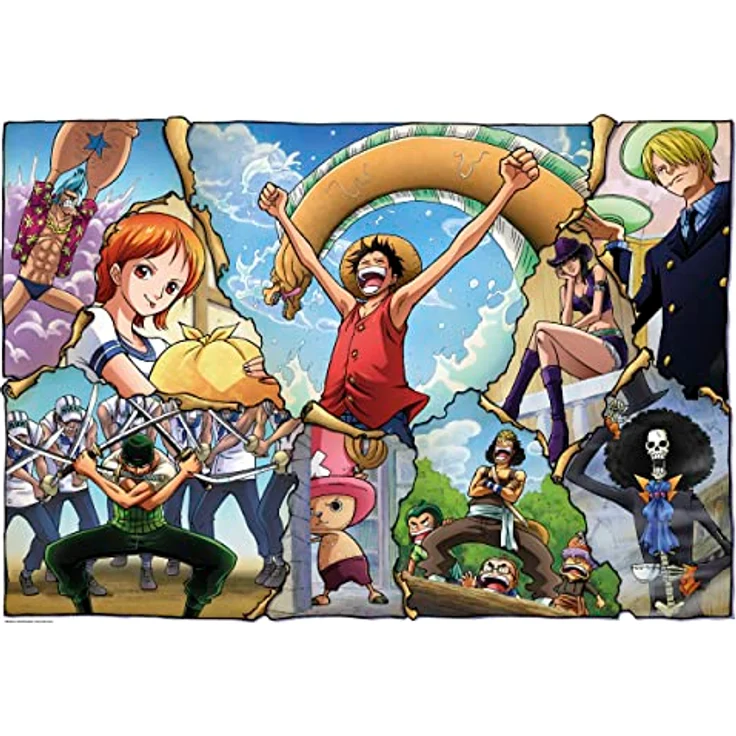 Clementoni One Piece Puzzle 500 Teile - Legespiel für Manga & Anime Fans - Umweltfreundlich aus Italien - 49 x 36 cm, 35136 – Bild 2