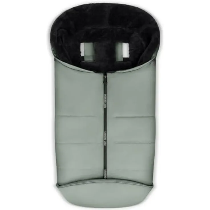 ABC Design Winterfußsack - Pine, warm gefüttert & wasserabweisend, mit Gurtschlitzen & Reflektoren