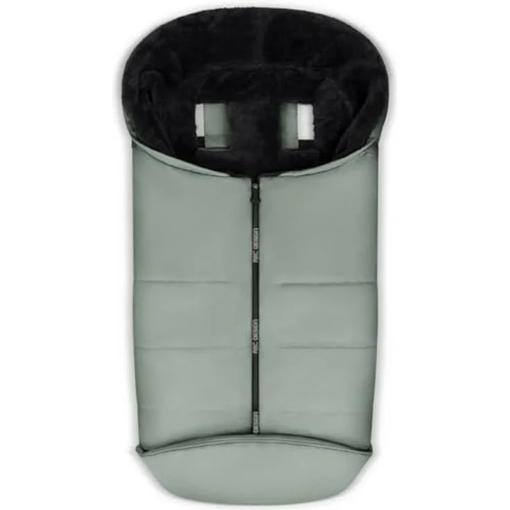 ABC Design Winterfußsack - Pine, warm gefüttert & wasserabweisend, mit Gurtschlitzen & Reflektoren