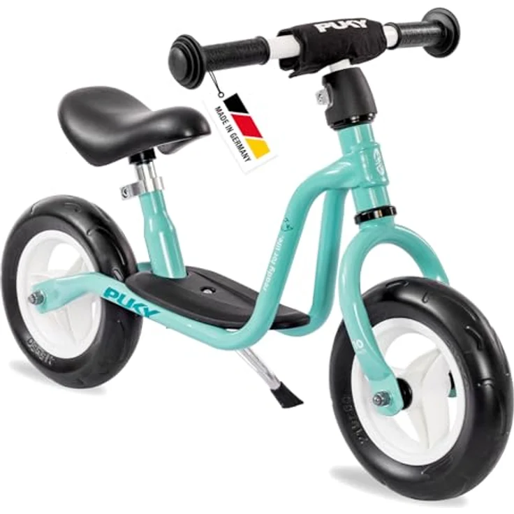 PUKY LR M Aqua Green Laufrad ab 2 Jahre | Kinderspielzeug | Balance Bike mit Trittbrett | Sicherheitslenkergriffe | Höhenverstellbarer Lenker & Sattel – Bild 1