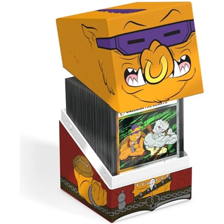 Squaroes Teenage Mutant Ninja Turtles™ NT011 Bebop, Sammelbox für bis zu 100 Spielkarten, umweltfreundlich aus 78% erneuerbaren Rohstoffen – Bild 5