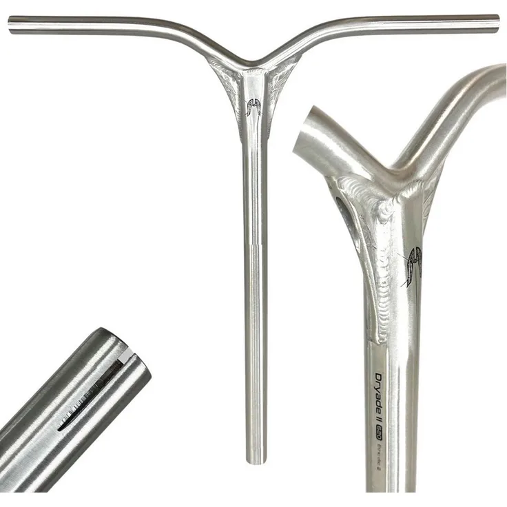 Ethic DTC Dryade V2 Alu Stunt-Scooter IHC Bar 62cm Silber, Leichte und stabile Aluminium Bar, 695g