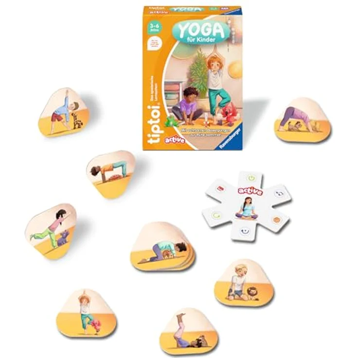 Ravensburger tiptoi® active - Yoga für Kinder, interaktives Spiel zur Förderung der Bewegungskoordination – Bild 2