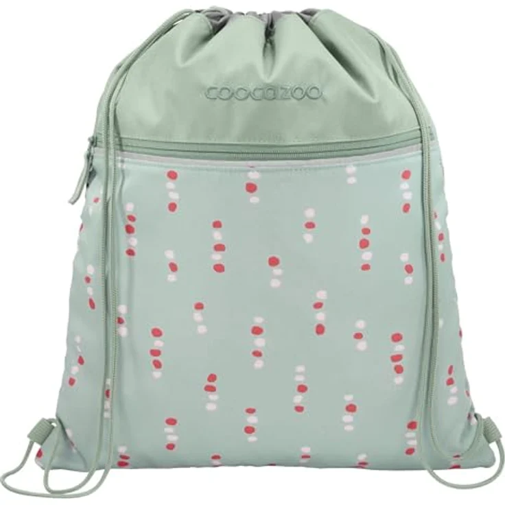 Coocazoo Schulrucksack-Set Porter „Dancing Dots“, 3-teilig, ergonomischer 35L Tornister in Mint, mit Brust- und Hüftgurt, inkl. Schlampermäppchen und Turnbeutel – Bild 5