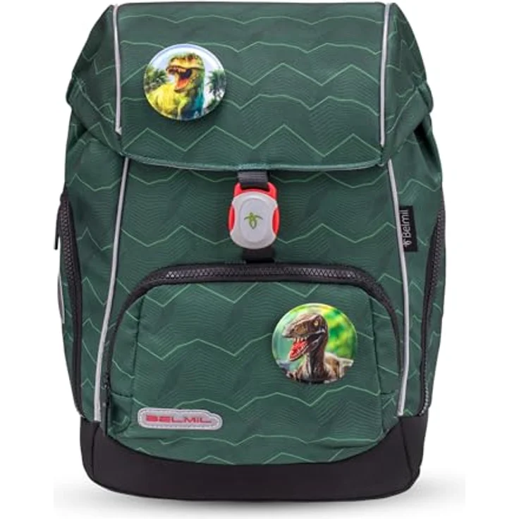 Belmil Premium Comfy Plus ergonomisches Schulranzen Set 5-teilig Twist of Lime 2 - für kleine Kinder/Erstklässler - STAEDTLER, Brustgurt, Hüftgurt, Magnetverschluss – Bild 2