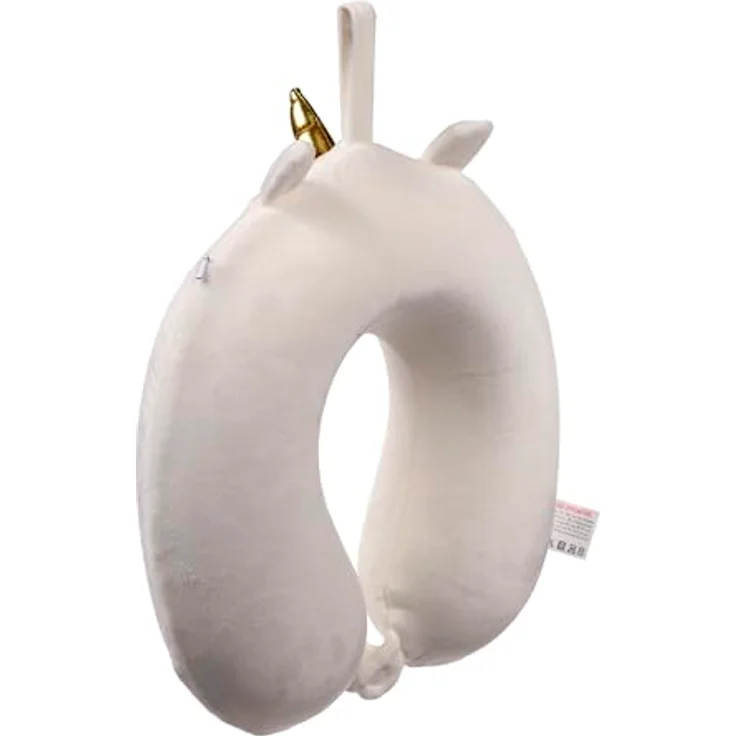 Triton-X Relaxeazzz Astra das Einhorn Adoracorns Plüsch Memory Foam Reisekissen für optimalen Komfort und Unterstützung – Bild 3