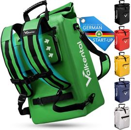 Valkental Fahrradtasche ValkOne, 100% wasserdicht, Kinderfahrradtasche, blau