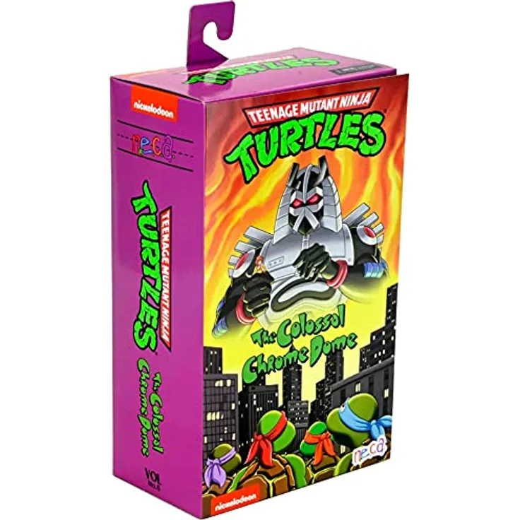 Teenage Mutant Ninja Turtles Ultimate Chrome Dome, 17,8 cm große Actionfigur aus Cartoon-Serie, Sammelfigur