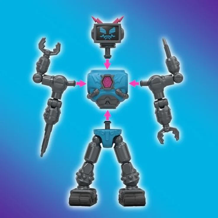 MRBEAST LAB Hybrids 2er-Pack Figuren, Mix & Match, multicolour, für Kinder ab 3 Jahren – Bild 5