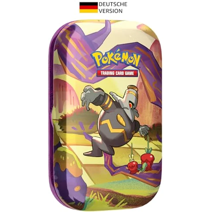 Pokémon Mini-Tin-Box Karmesin & Purpur - Nebel der Sagen, Zwirrfinst mit 2 Boosterpacks und 1 Stickerbogen – Bild 1