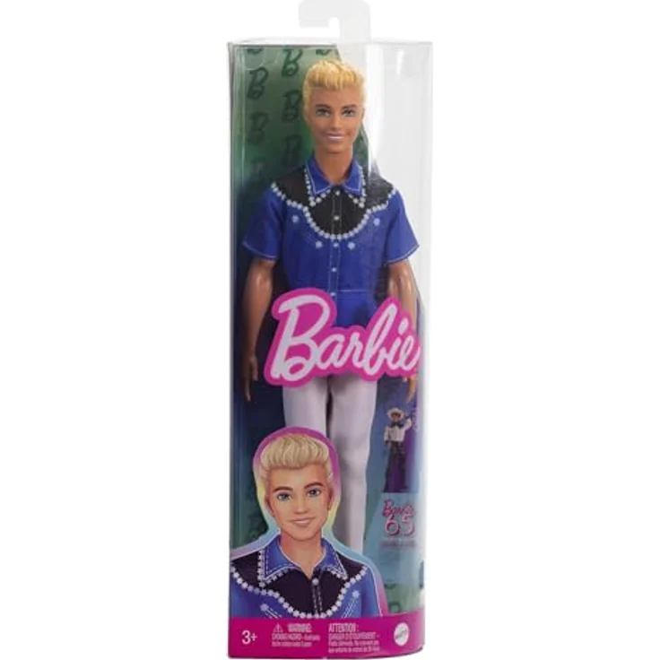 Barbie Anziehpuppe Ken Puppe blond Western Style Mattel Fashionistas 226 – Bild 6