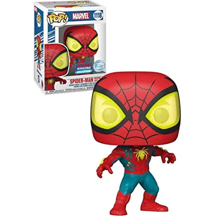 POP Funko Marvel: Beyond Amazing - Spider-Man Oscorp Suit (Special Edition) #1118 Bobble-Head Vinyl Figure