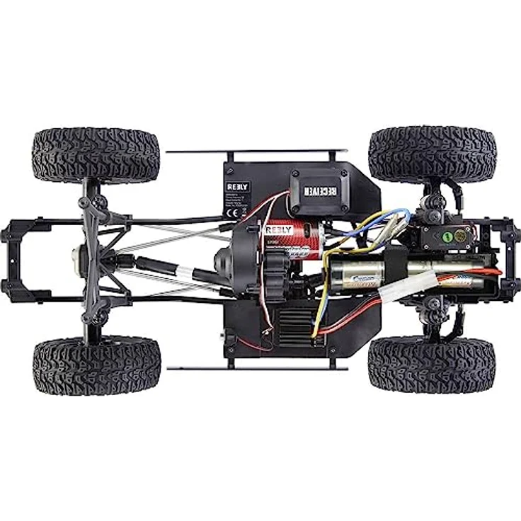 Reely Brushed 1:10 RC Modellauto Elektro Crawler Allradantrieb (4WD) 100% RTR 2,4 GHz inkl. Akku, Ladegerät und Senderb – Bild 4