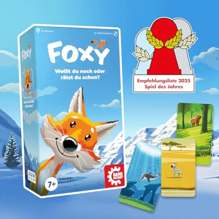 Game Factory Foxy, Merkspiel zur Förderung des Gedächtnisses, ideales Lernspiel für Tierfreunde – Bild 2