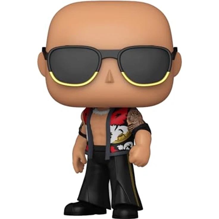Funko Pop! WWE: The Rock Final Boss - Dwayne Johnson Wrestlemania 40 - Vinyl-Sammelfigur, 9,5 cm - Offizielle Handelswaren für Sammler und Fans – Bild 2