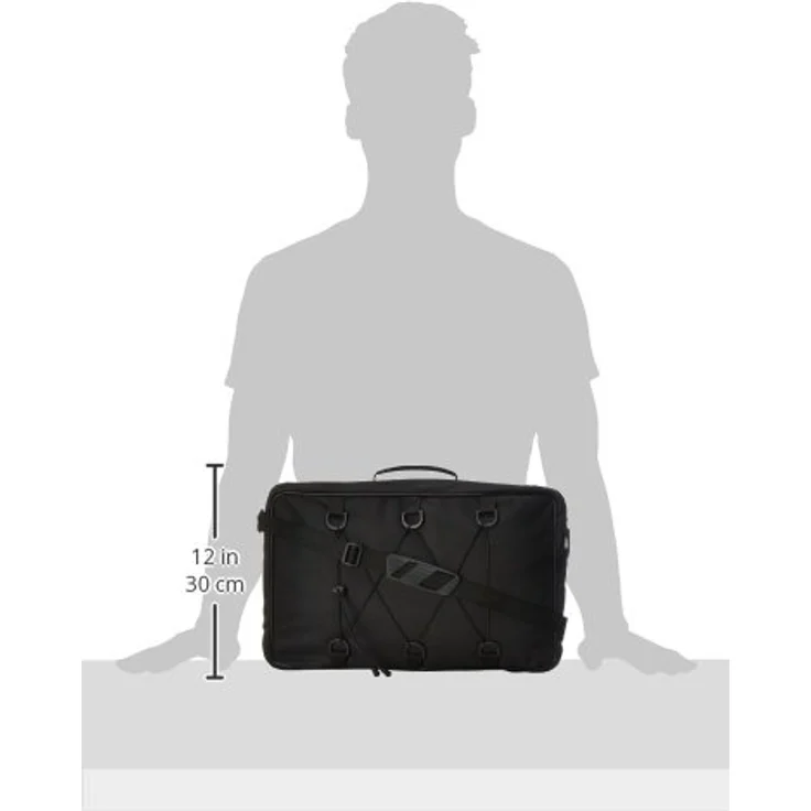 Haberland Fahrradtasche Topcase Schwarz Inklusive Polycarbonat-Innenwanne, 56 x 18 x 30cm – Bild 5