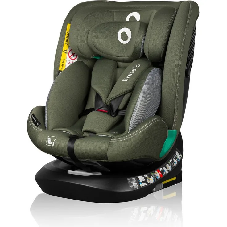 lionelo Autokindersitz BASTIAAN ONE i-SIZE, 4 in 1/i-Size/Dri-Seat/360 Grad/0-36kg, ab Geburt - 12 Jahre, 0-36kg, (Set)
