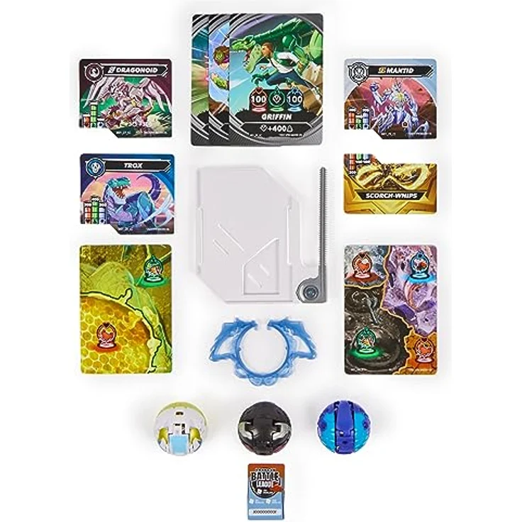 Bakugan 3.0 Starter Pack mit 3 Bällen, individuell zusammenstellbare Actionfiguren mit Charakterkarte zum Sammeln, unterschiedliche Varianten, für Kinder ab 6 Jahren – Bild 2