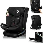lionelo Autokindersitz BRAVE I-SIZE, 4in1 - ab Geburt bis 12 Jahre, i-Size, ISOFIX+TopTether, 360° Drehbar