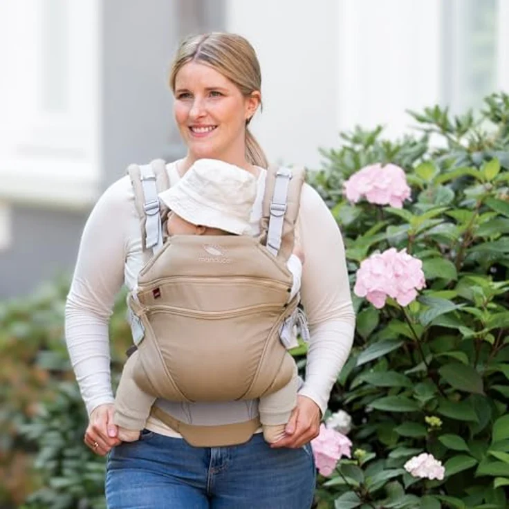 Manduca XT, Babytrage für 3,5 bis 20 kg mit M-Position, 3 Tragepositionen, aus 100% Bio-Baumwolle, mehrere Farben erhältlich – Bild 6