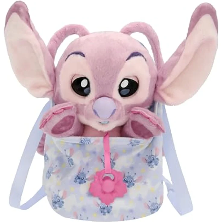 Spectron Gas Control Systems GmbH Baby Paws Angel, Interaktives Kuscheltier mit Ton, 24 cm, Disney Stitch Lizenz – Bild 1
